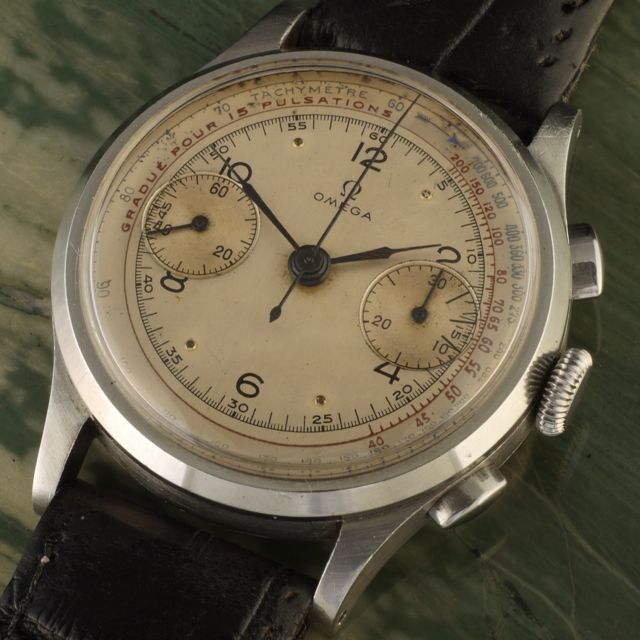 1946 Omega Chronograph Tachymeter Pulsometer cal. 33.3