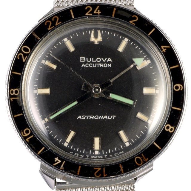 1968 Bulova Accutron Astronaut black dial