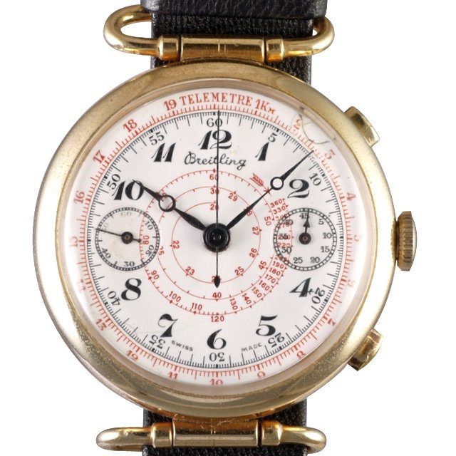 1933 Breitling Chronograph porcelain dial