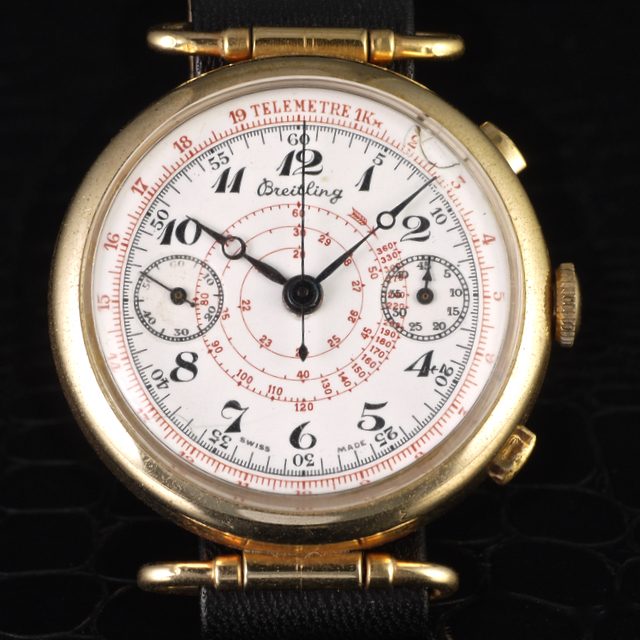 1933 Breitling Chronograph porcelain dial