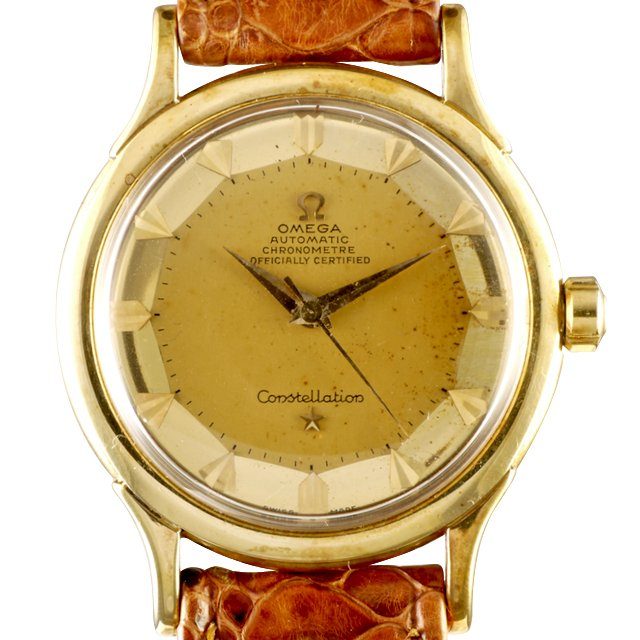 1952 gold Omega de Luxe Constellation ref. 2699