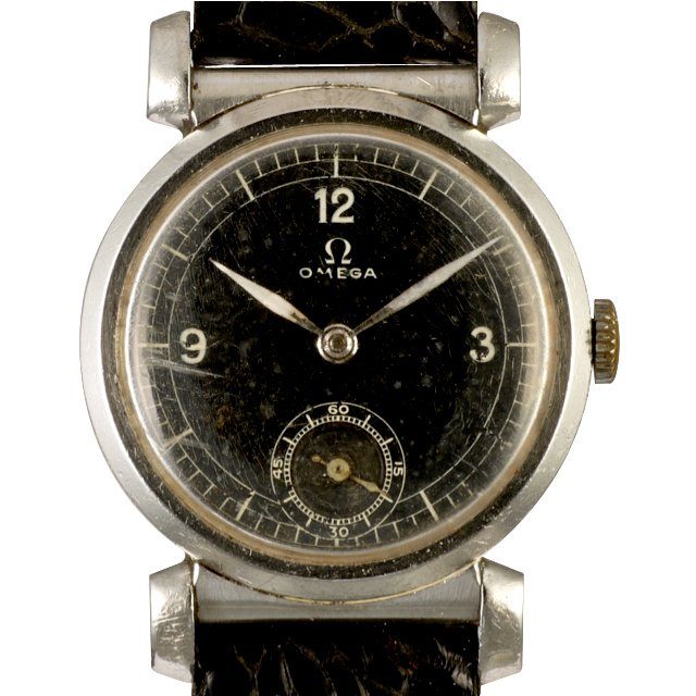 1937 Omega Art Deco cal. 26.5SOB ref. 615 black dial