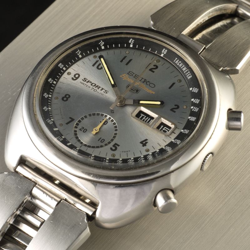1970 Seiko 5 Speed Timer Chronograph ref. 6139-7010   collection