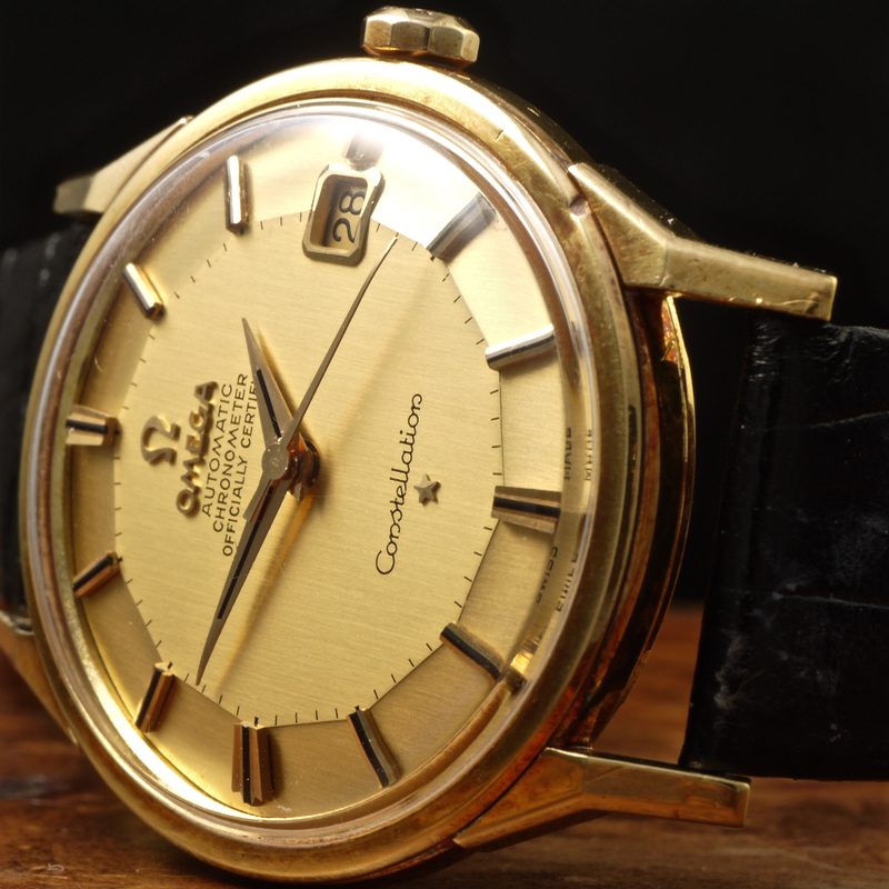 1965 Omega pie pan Grand Luxe Constellation date ref. BA168.005 ...
